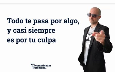 Deja de echarle la culpa a los demás.